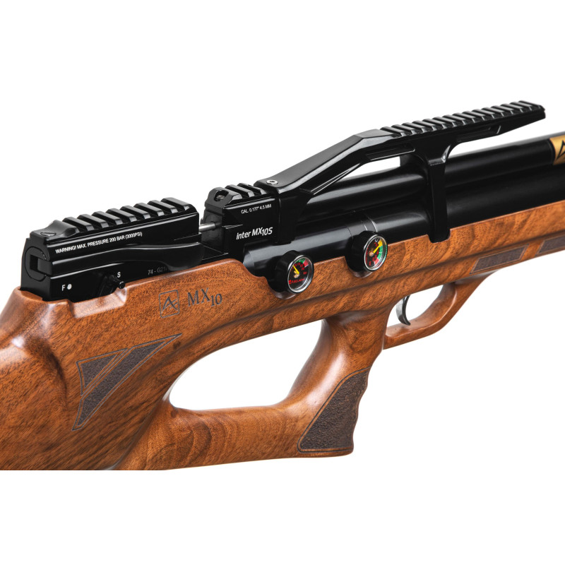 Пневматическая Редукторная PCP винтовка  Aselkon MX10-S Wood  кал. 4.5 дерево