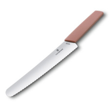 Ніж кухонний для хліба Victorinox Swiss Modern, серрейтор, 22 см, абрикосовий, блістер