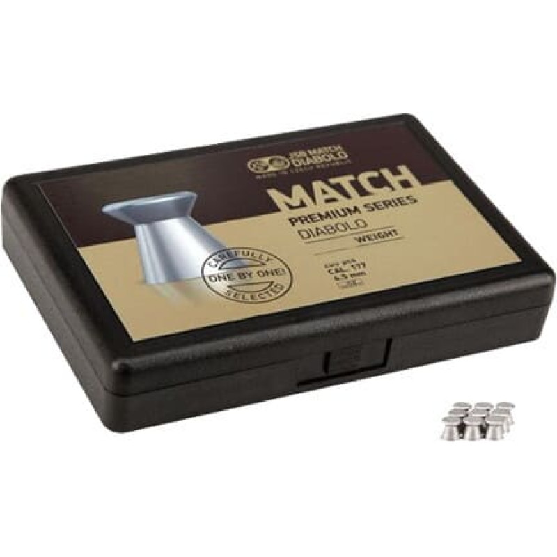 Пульки JSB Match Premium heavy 0.535 г, кал.177(4.52 мм), 200 шт.