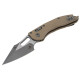 Нож Microtech Stitch Ram-Lock, fluted, Apoc, рукоять G10 tan