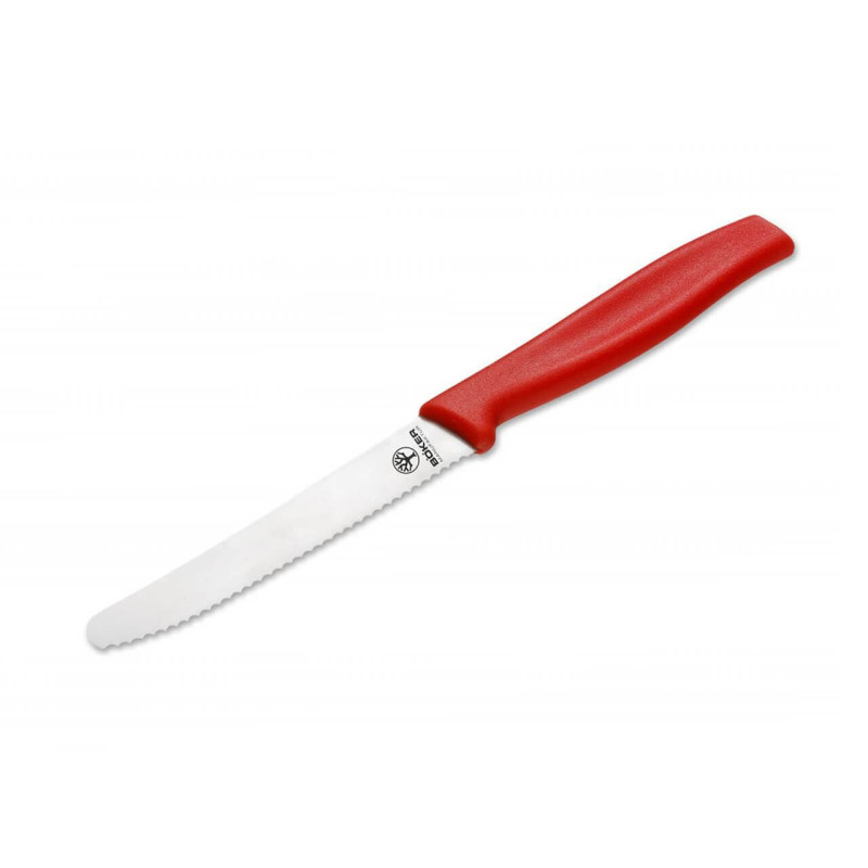 Кухонний серрейторний ніж Boker Sandwich Knife, червоний