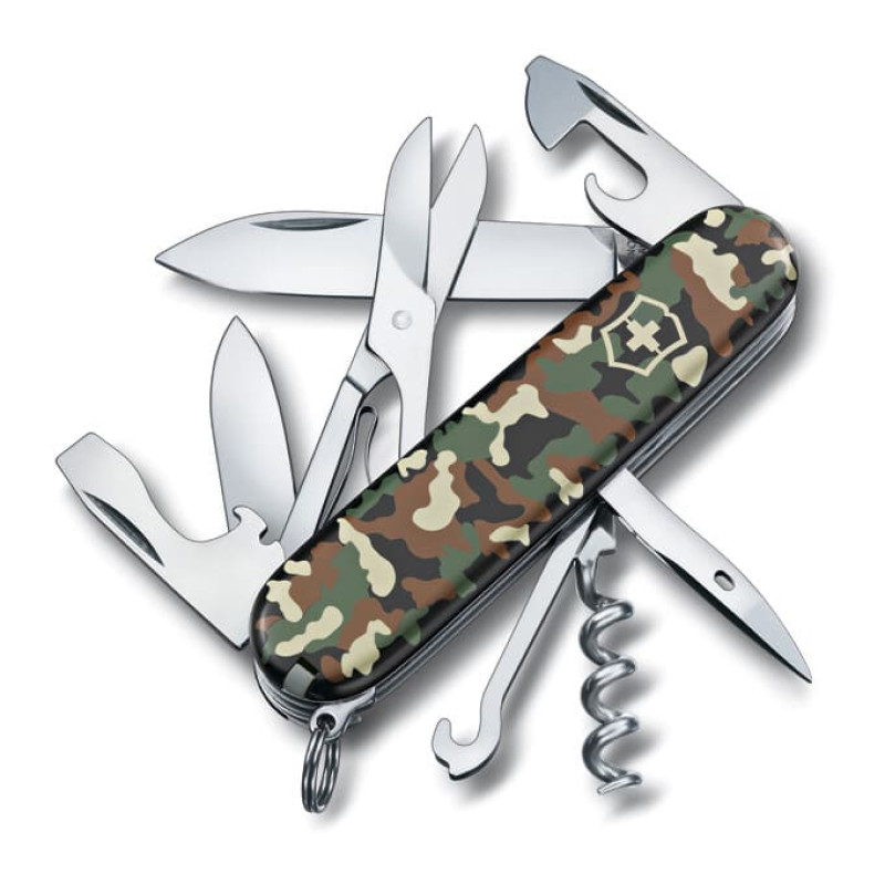Нож Victorinox Swiss Army Climber "Green camouflage"
