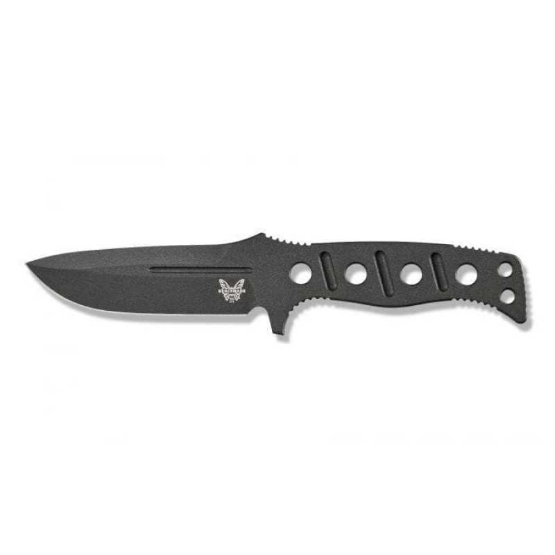 Нож Benchmade "Sibert Adamas", фикс, паракорд, чёрный