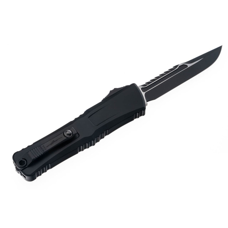 Нож Microtech Combat Troodon Gen III OTF Interceptor Signature tactical, черный