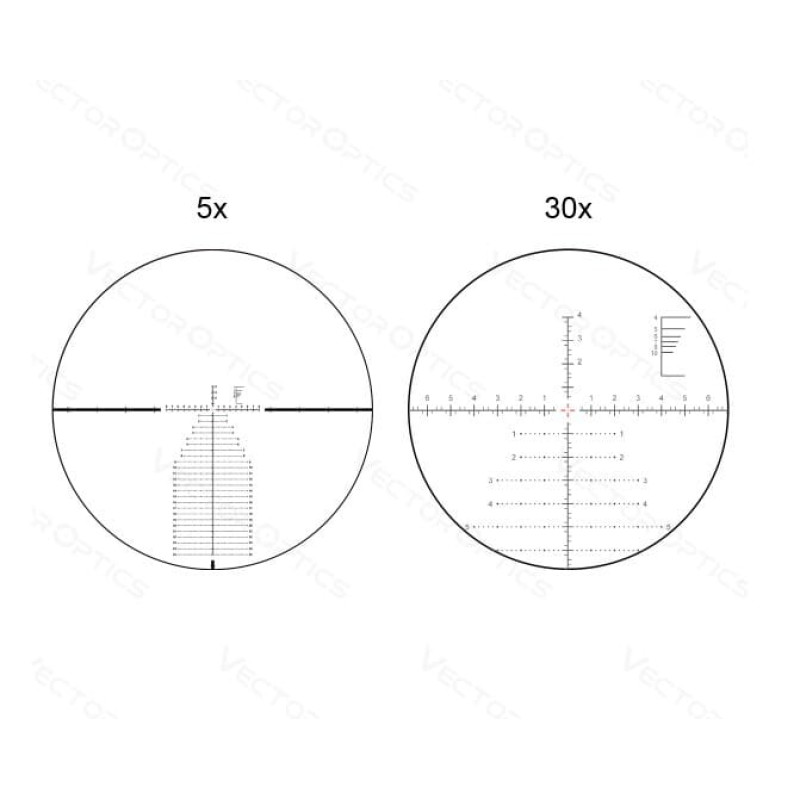 Прицел оптический Vector Optics Continental 5-30x56 (34mm) illum. FFP Ranging