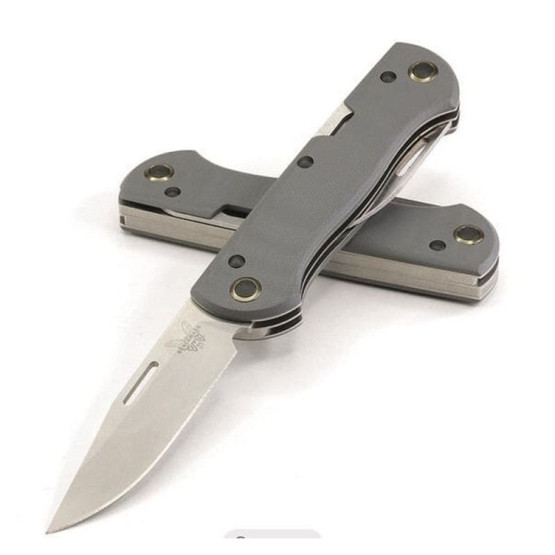 Нож Benchmade "Weekender", 2 клинка, серый