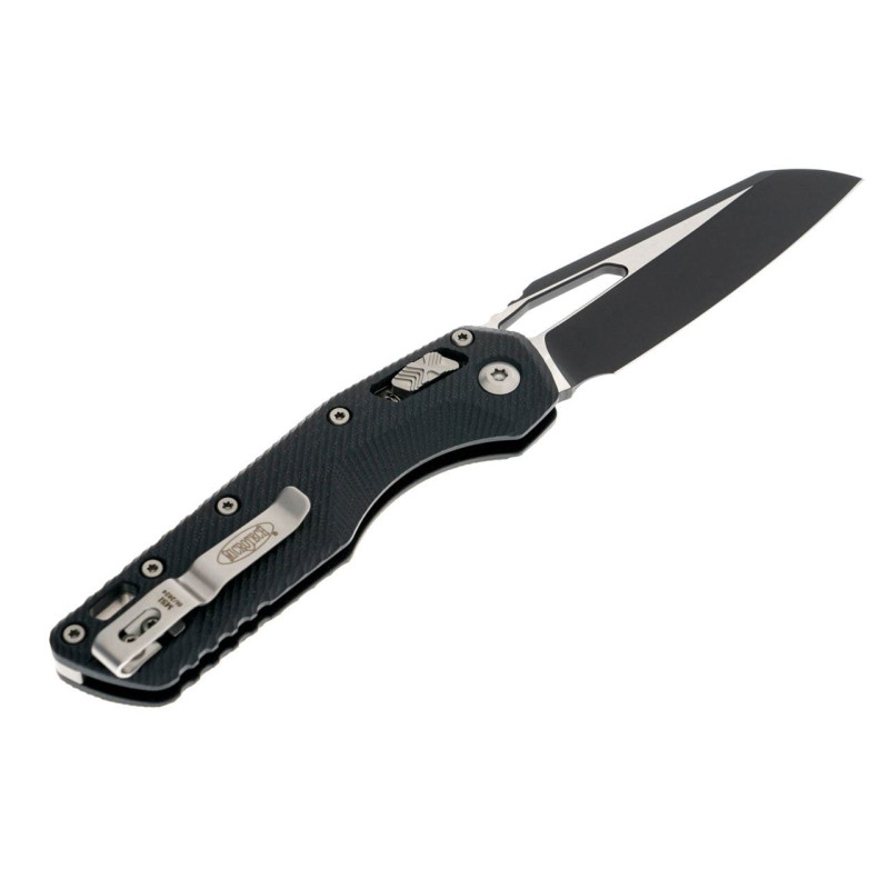 Нож Microtech MSI SE, fluted black, G10, черный