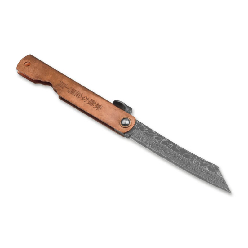 Нож Higonokami "Irogane Damascus"