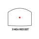 Приціл коліматорний Sig Optics ROMEO-X COMPACT-BLACKOUT, OPEN, 3 MOA RED DOT, BLACK