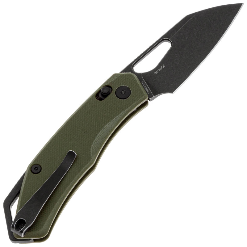 Нож SRM Cub 261M-GP, 154CM, G10, олива