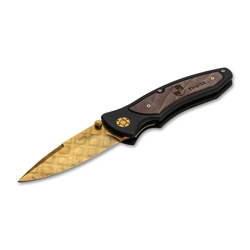 Ніж Boker "Tirpitz Damast Gold"