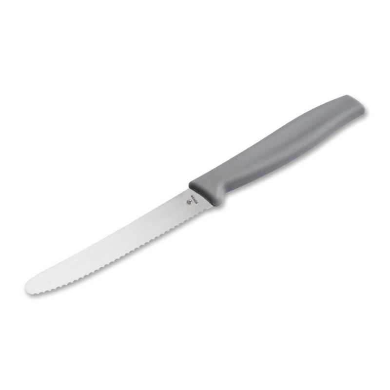 Кухонний серрейторний ніж Boker Sandwich Knife, сірий