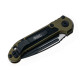 Нож Microtech L.U.D.T. S/E Gen III,  черный клинок, полусеррейтор, рукоять OD green