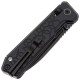 Нож SRM Rubik 7228B-AB, Sandvik 14C28N, алюминий, черный