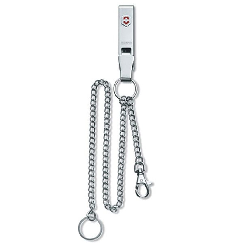 Карабин поясной с двумя цепочками Victorinox