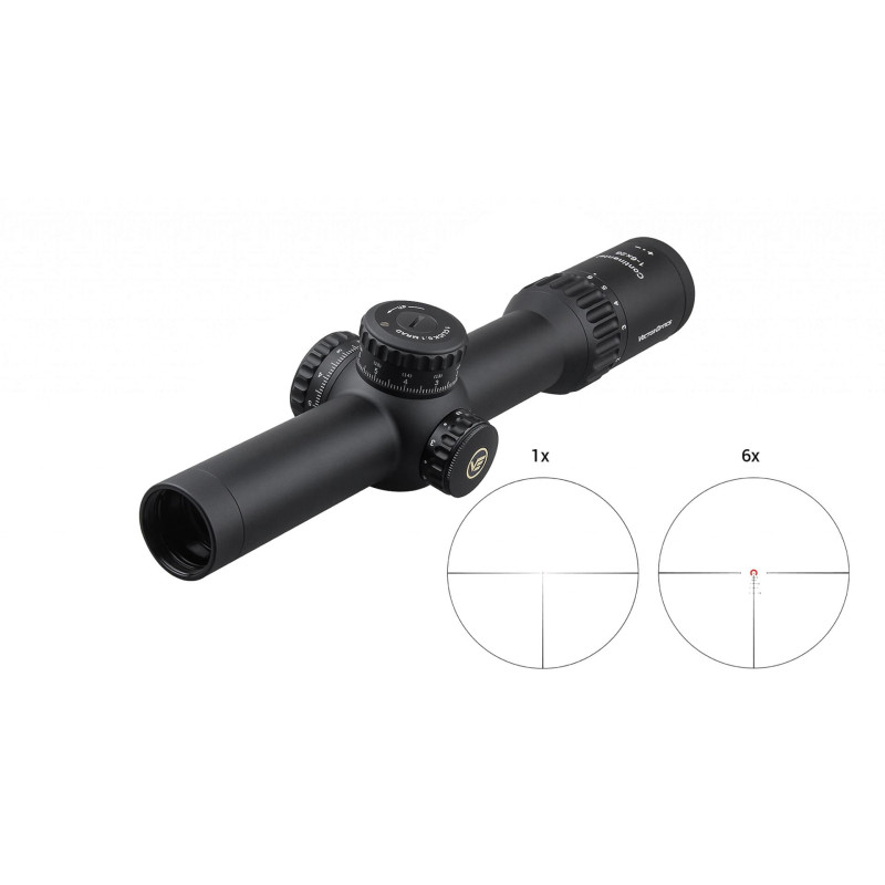Прицел оптический Vector Optics Continental 1-6x28 (34mm) illum. FFP Tactical