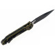 Нож Microtech L.U.D.T. S/E Gen III,  черный клинок, полусеррейтор, рукоять OD green