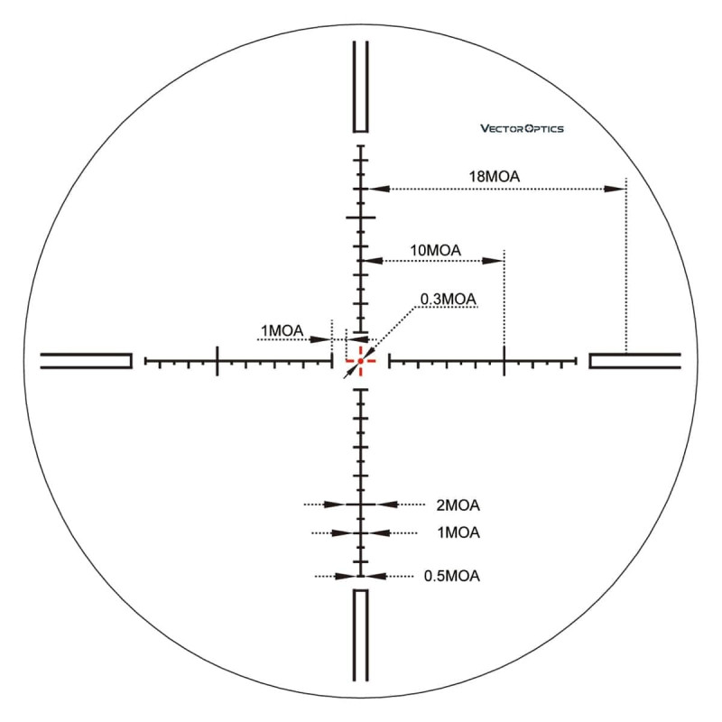 Прицел оптический Vector Optics Aston 5-30x56 (30 mm) illum. SFP
