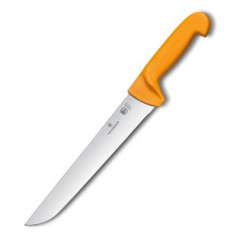 Ніж кухонний Victorinox Swibo, Butcher, оранжевий, 26 см