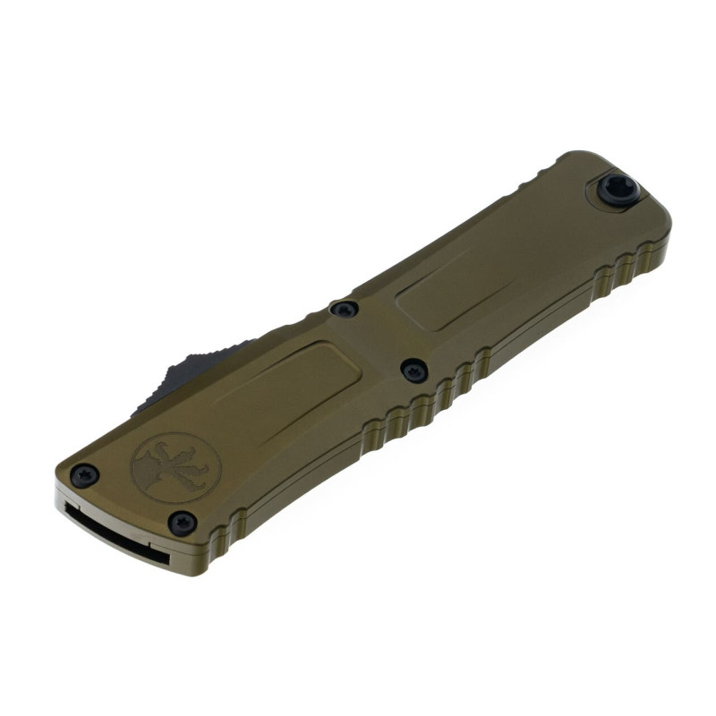 Нож Microtech Combat Troodon Gen III OTF Interceptor, черный клинок, рукоять OD green