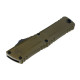 Нож Microtech Combat Troodon Gen III OTF Interceptor, черный клинок, рукоять OD green