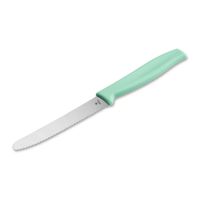 Серрейторный кухонный нож Boker Sandwich Knife, мятный