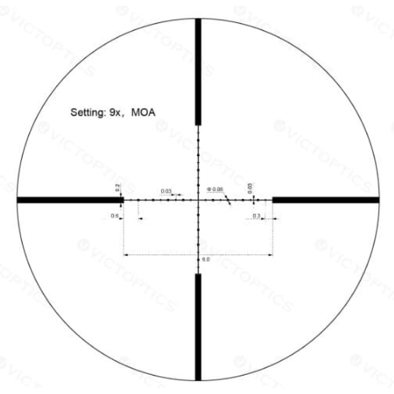 Прицел оптический Vector Optics C3 3-9x32 (25,4 мм) illum. SFP