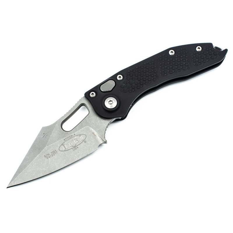 Нож Microtech Stitch S/E, Apoc, черный