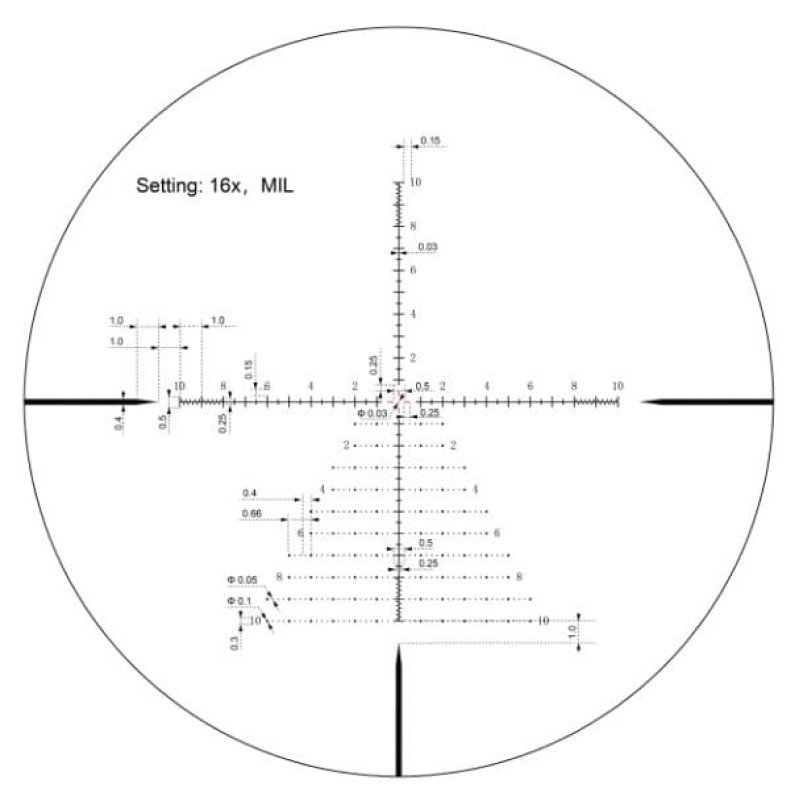 Прицел оптический Vector Optics Taurus 2-16x50 (30 мм) illum. SFP HD