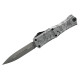 Нож Microtech Hera II Mini D/E OTF, Signature Brushed Metal Bats