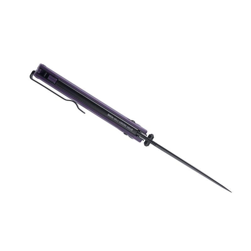 Нож SRM Terrier 258L-GN, D2, G10, черно-фиолетовый
