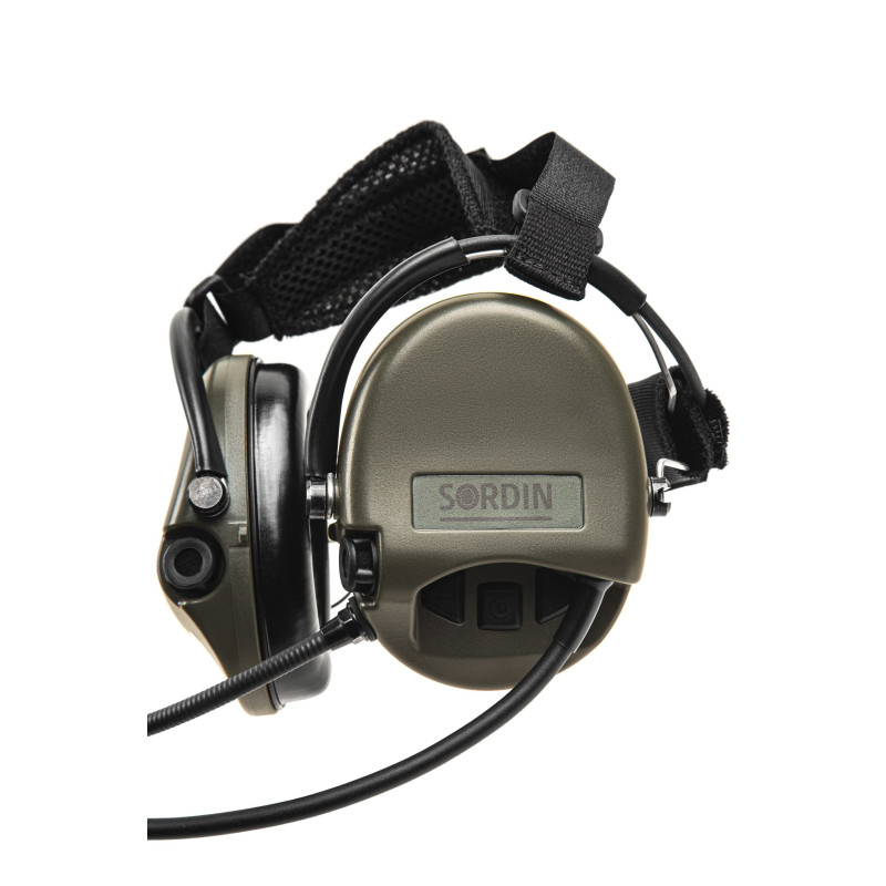 76332-06-S Навушники Sordin Supreme MIL CC Neckband Green PVC