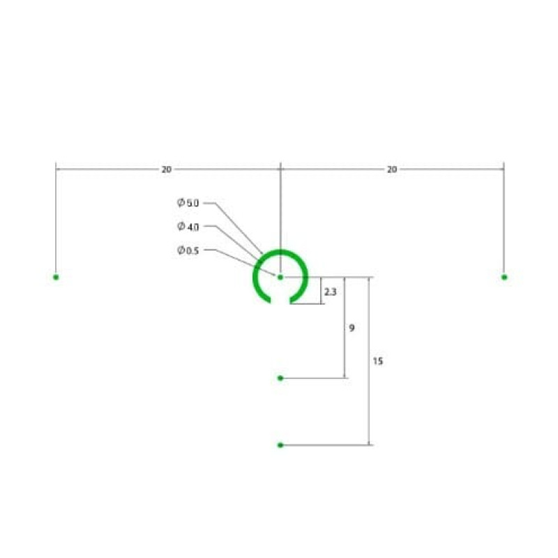 Приціл коліматорний SIG Optics ROMEO4H 1x20mm, Green HORSE SHOE DOT, 0.5 MOA ADJ