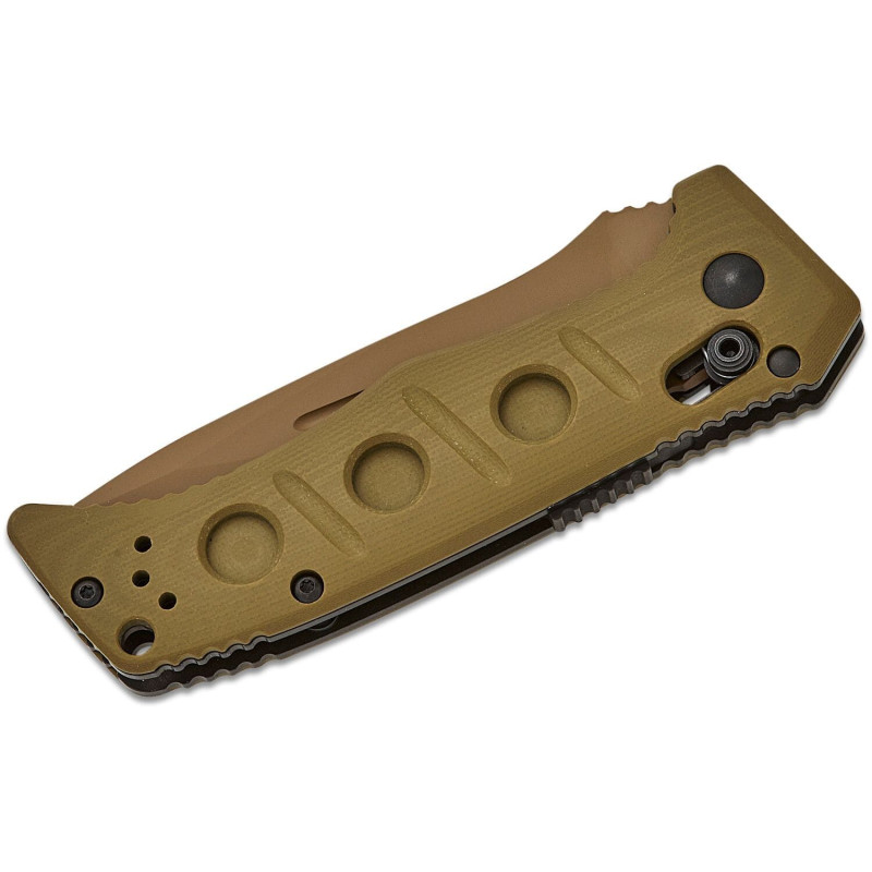 Нож Benchmade "Sibert Mini Auto Adamas", олива