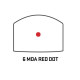 Прицел коллиматорный Sig Optics ROMEO-X PRO FOOTPRINT, OPEN, 6 MOA RED DOT, BLACK