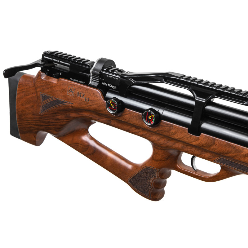 Пневматическая Редукторная PCP винтовка  Aselkon MX10-S Wood  кал. 4.5 дерево