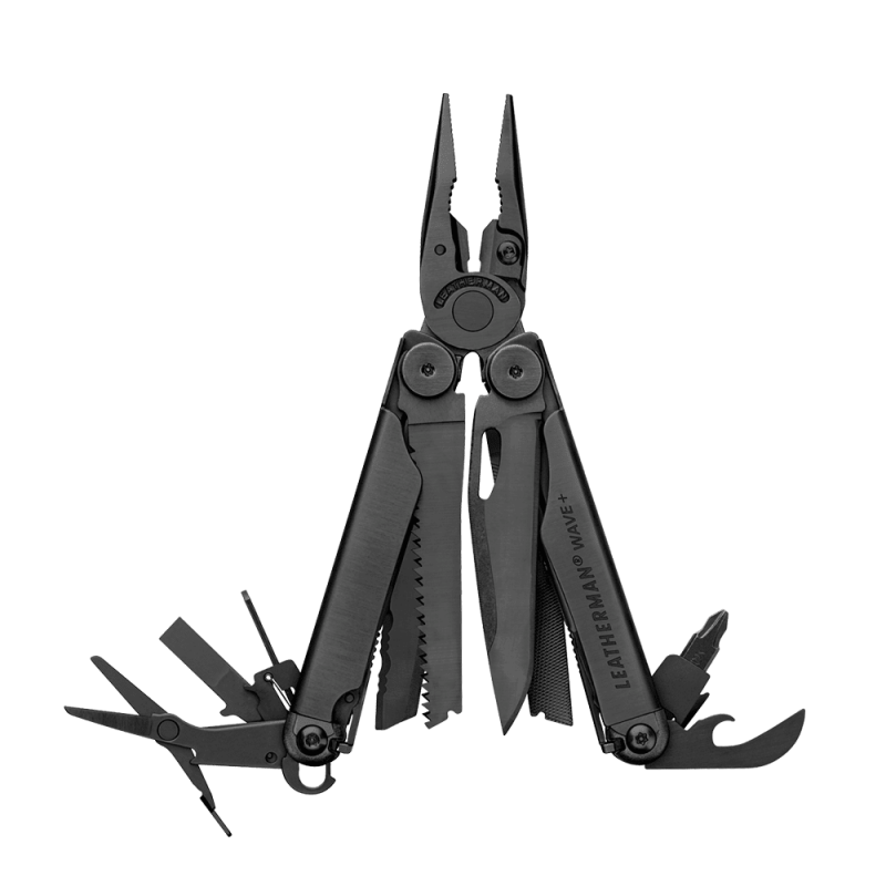 Мультиинструмент  Leatherman Wave Plus Black, нейлоновый чехол Molle