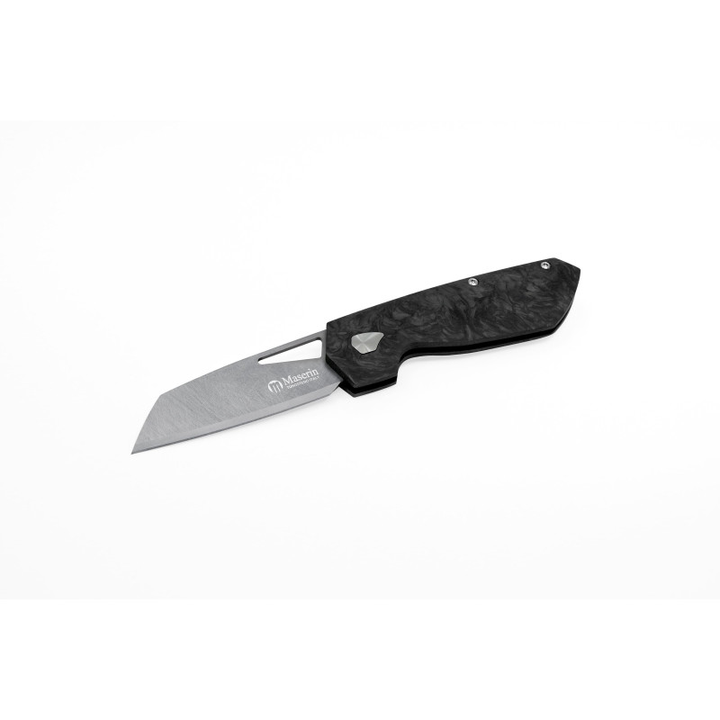 Нож Maserin W1 Tungsteno, карбид вольфрама, fat carbon, черный