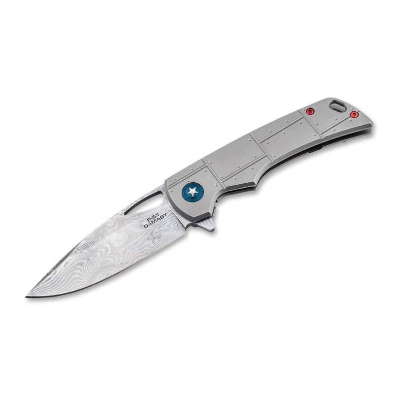 Нож Boker Plus  "P-51 Damast"