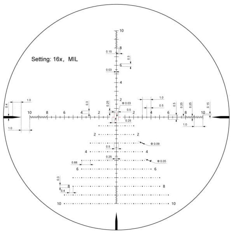 Прицел оптический Vector Optics Taurus 4-32x56 (34mm) illum. SFP ED