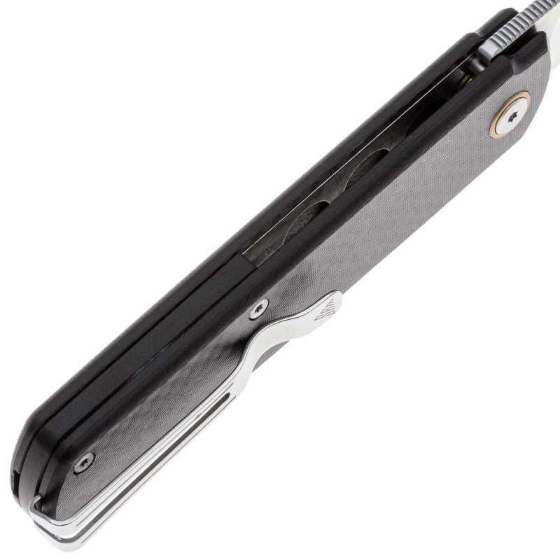 Нож SRM Qrick 408L-KB, Sandvik 14C28N, G10 + carbon fiber, черный