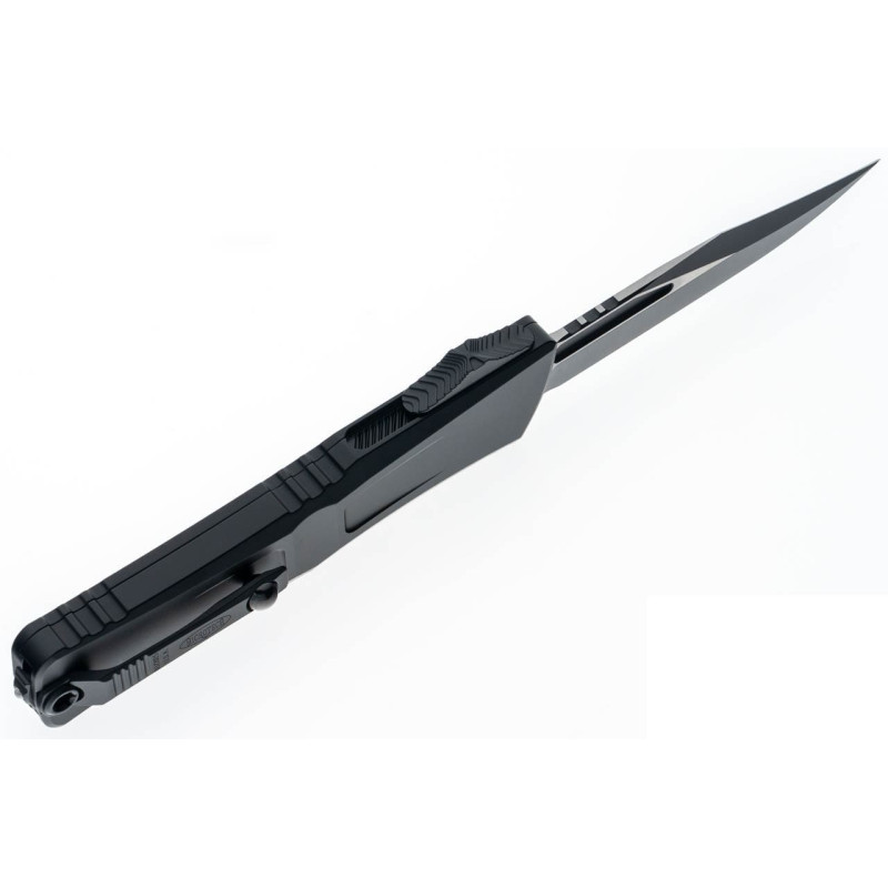 Нож Microtech Combat Troodon Gen III OTF, bowie tactical, черный