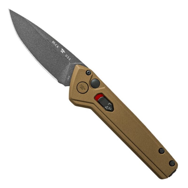 Нож Buck "Deploy, Auto Burnt Bronze"