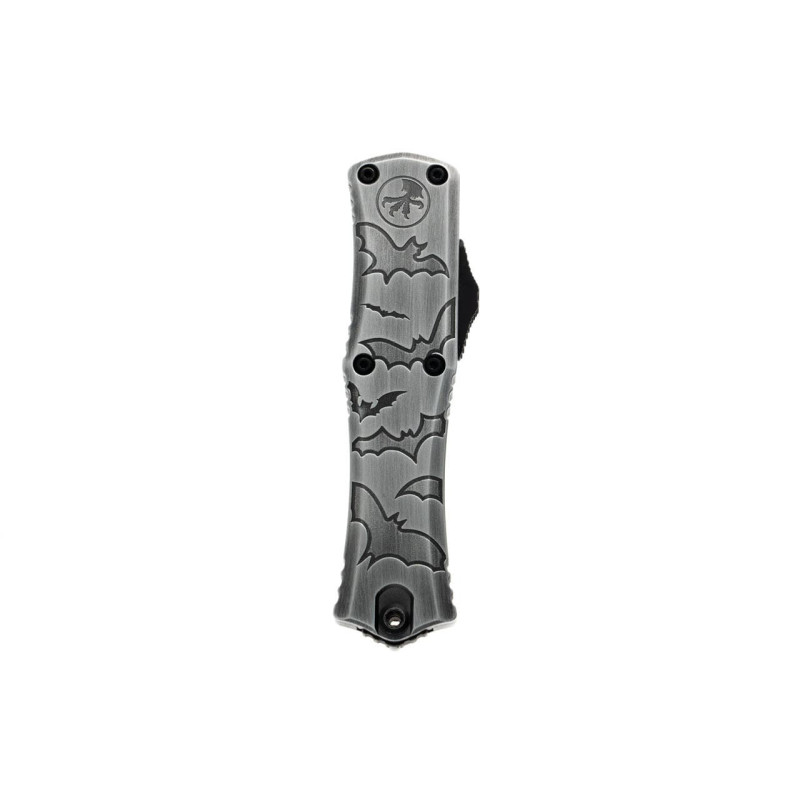 Нож Microtech Hera II Mini D/E OTF, Signature Brushed Metal Bats
