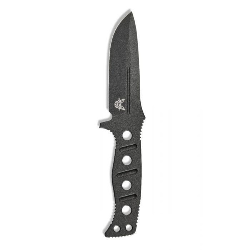 Нож Benchmade "Sibert Adamas", фикс, паракорд, чёрный