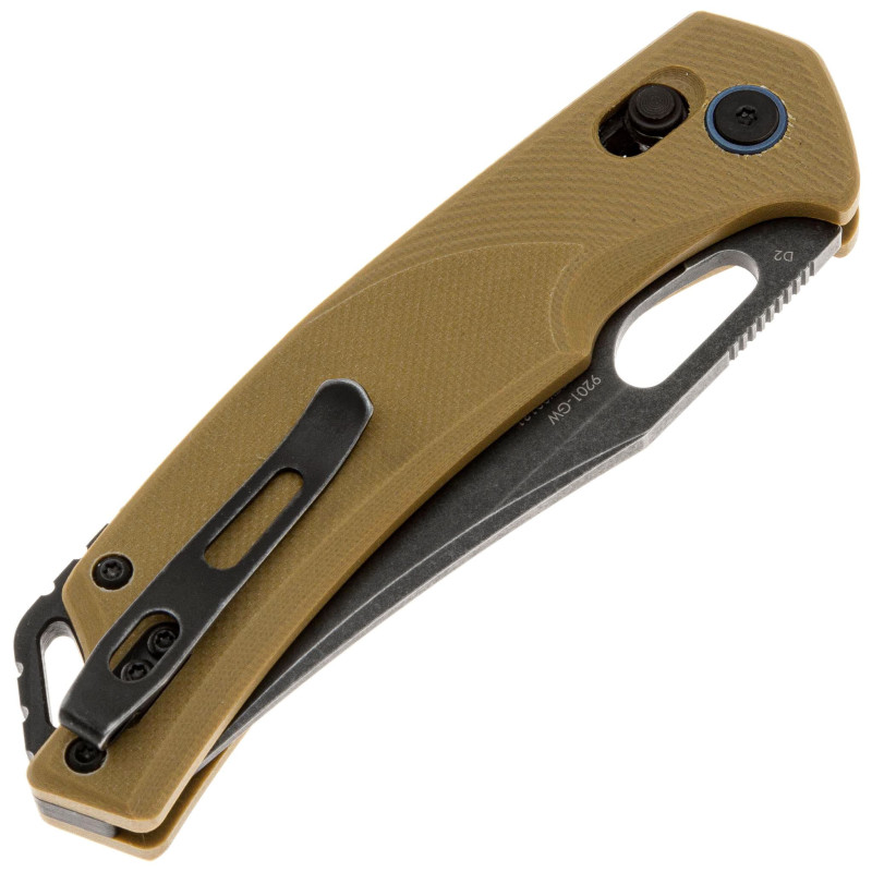 Нож SRM Retreiver 9201-GW, D2, G10, черно-песочный