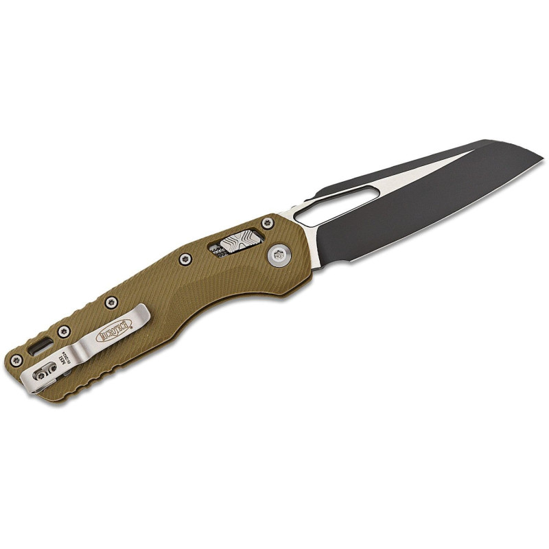 Нож Microtech MSI SE, fluted black, G10, OD green