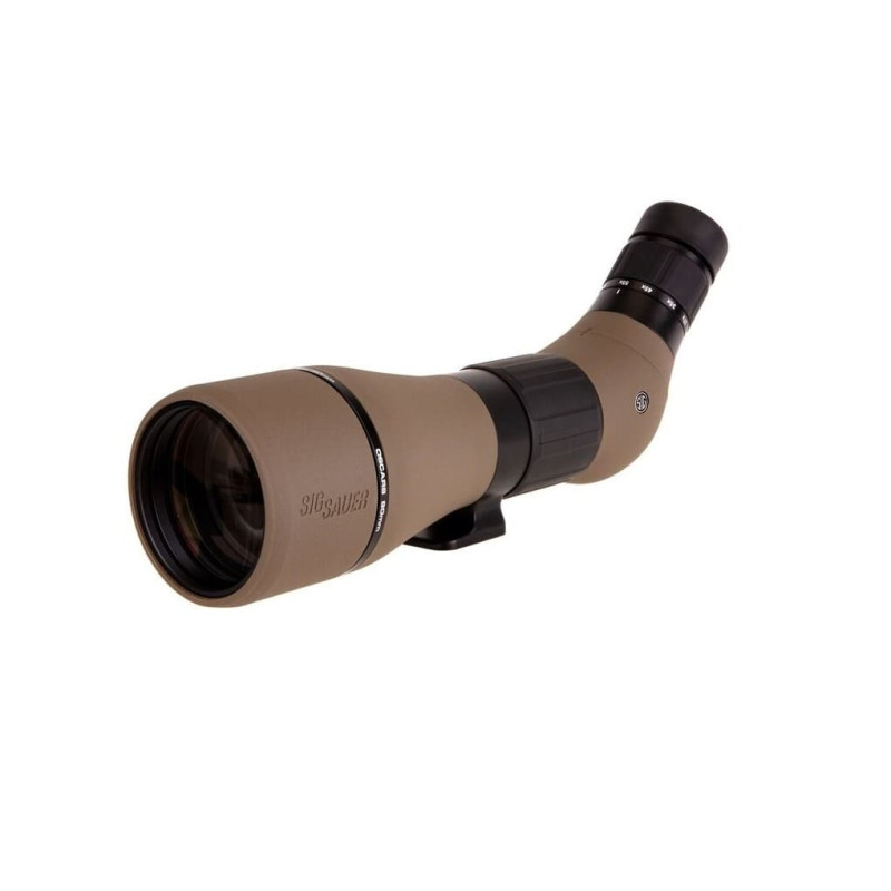 Зорова труба Sig Optics OSCAR8, 27-55X80MM, HDX LENS, ANGLED EYEPIECE, FDE