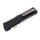 Нож Microtech Combat Troodon LT S/E OTF, stonewash. полусеррейтор, черный