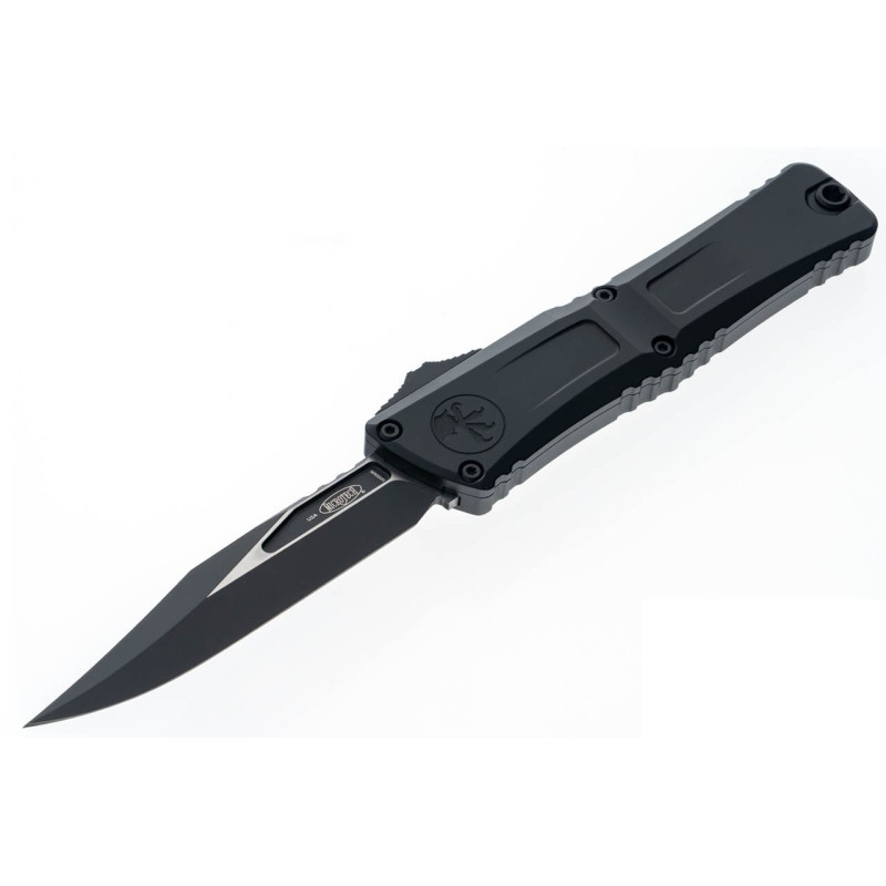 Нож Microtech Combat Troodon Gen III OTF, bowie tactical, черный